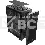 Корпус без блока питания Raijintek ARCADIA 41, Midi-Tower, TG, 1x120мм, 2xUSB-A 3.0 + 1xUSB-C, ATX, mATX, mITX Black, фото2