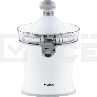 Соковыжималка Haier HJ-700 белый, цитрусовая, 100 Вт, 700 мл, механическое