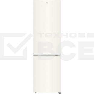 Холодильник Candy CFN6200C бежевый двухкамерный 243/91л морозилка снизу, No Frost