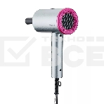 Фен Kelli KL-1101 серебристый/розовый, 2400 Вт, фото2