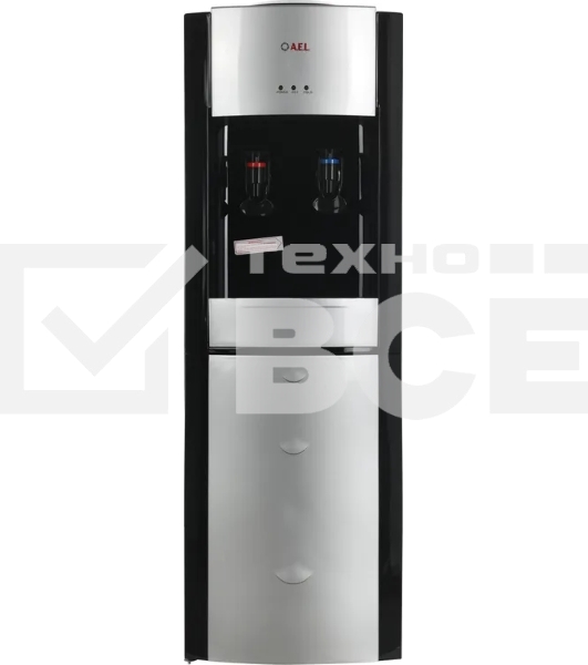 Кулер для воды AEL LD-AEL-28c, верхняя загрузка, нагрев 90 °С, охлаждение 15 °С, черный