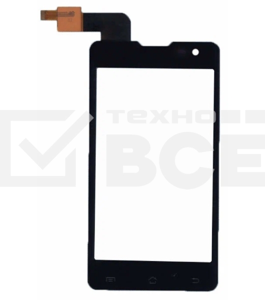 Сенсорное стекло (тачскрин) T399 VER1.2 для DNS S4003, черное