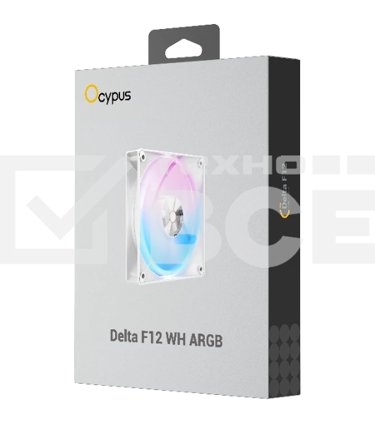 Комплект вентиляторов для корпуса Ocypus Delta F12 ARGB 3 IN 1 WH (Delta-F12-WH3AM00X-GL)