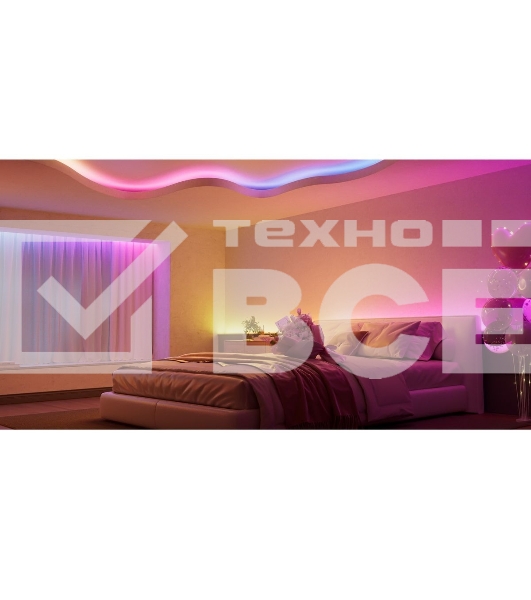 Умная светодиодная лента  Yeelight  , 6 метров   / RGBIC+ BLE /  YLYDD-0038