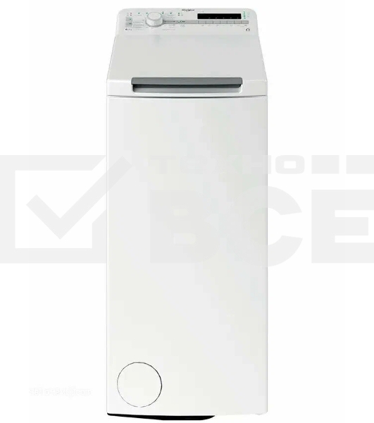 Стиральная машина Whirlpool TDLRB 6240SS белый, загрузка вертикальная 6 кг, 1200 об/мин, класс: С