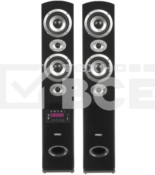 Акустическая система Ginzzu GM-328 2.0, 2x100W/BT/USB/SD/FM/AUX/ДУ