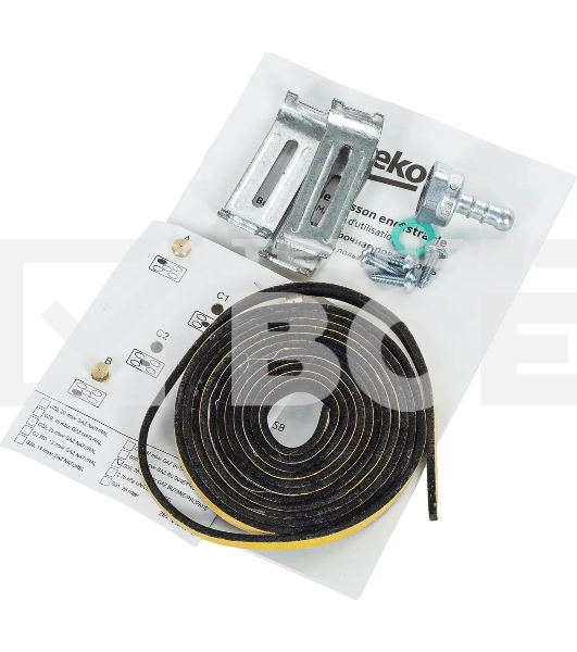 Встраиваемая газовая варочная поверхность Beko HING 642202 SB, Черный