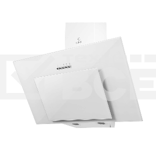 Вытяжка наклонная LEX MIRA G 600 WHITE белый, кнопочное управление