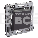 Переключатель одноклавишный DKC Avanti 4412113 'Черный матовый', фото6