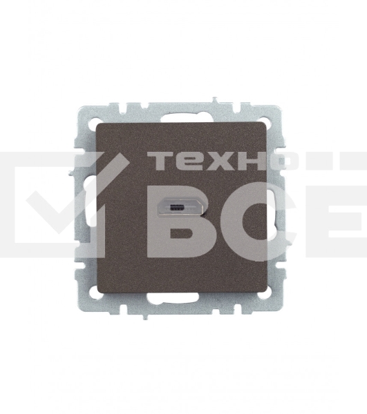 Розетка HDMI IEK BRITE РHDMI-0-БрТБ темная бронза