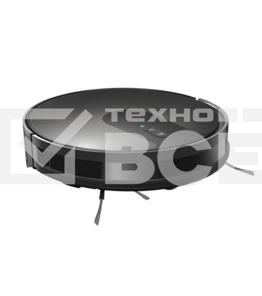 Робот-пылесос Centek CT-2721 чёрный, 2600 мAч Li-Ion, уборка сухая/влажная, пылесборник контейнер 0.68 л