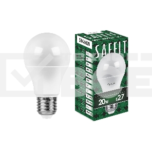 Лампа светодиодная SAFFIT SBA6020 (55014) 20 вт Е27 белый
