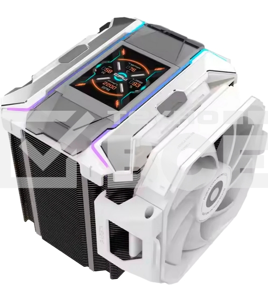 Вентилятор для процессора ALSEYE CPU COOLER i600 Pro-W(USA) белый 120мм алюминий+медь 2300rpm 35.3db 4-pin 300W 160мм
