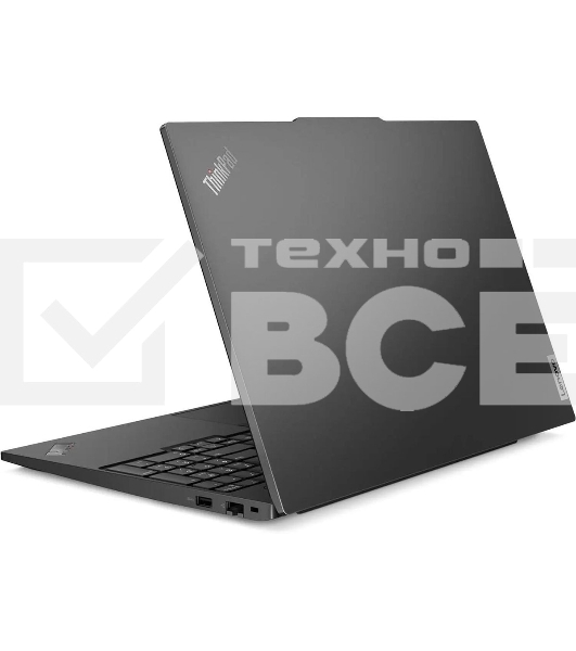 Ноутбук Lenovo ThinkBook E16 Gen 2 черный AMD Ryzen 7 7735HS 3200MHz/16'/1920x1200/32Gb/512Gb SSD/AMD Radeon 680M/Wi-Fi/Bluetooth/Без ОС