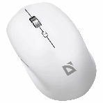 Мышь беспроводная Defender Velvet MB-406 белый, 1600 dpi, радиоканал, Bluetooth, USB, кнопки - 4, фото4