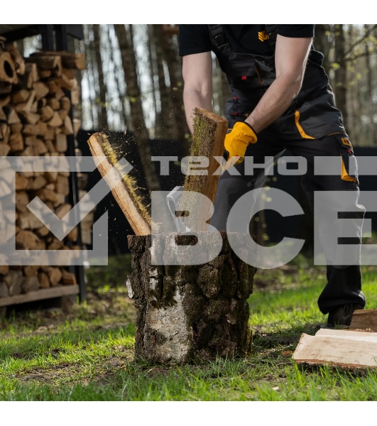 Топор кованый Denzel 1130 г, американский тип, буковая рукоятка, 430 мм, EFP