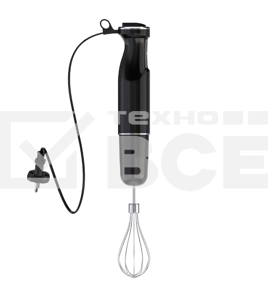 Блендер ручной Maxvi HB1541S черный