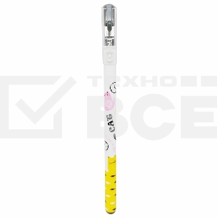 Ручка гелевая Deli EG81-BK ассорти, черные чернила, игловидный пишущий наконечник, линия 0.5мм