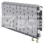 Радиатор биметаллический Royal Thermo Infinity 300 Silver Satin VR80 - 10 секц., фото 1