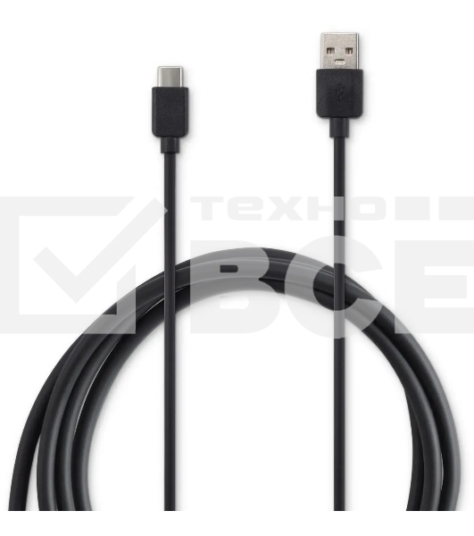 Кабель Buro BU-USB-AC-1M USB A (m)-USB Type-C (m) 1м черный
