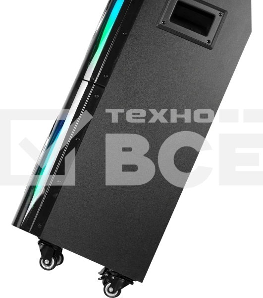 Колонка портативная Ural 203 черный 2000W 1.1 BT/3.5Jack/USB-C 15м 9000mAh