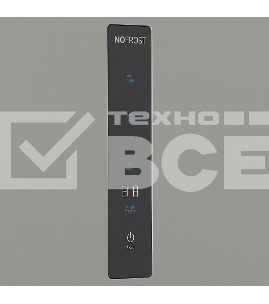 Холодильник Gorenje NRKP61EA2XL4 серебристый металлик двухкамерный 203/99л морозилка снизу, No Frost