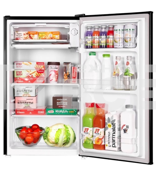 Холодильник Maunfeld MFF83RB черный однокамерный 85л