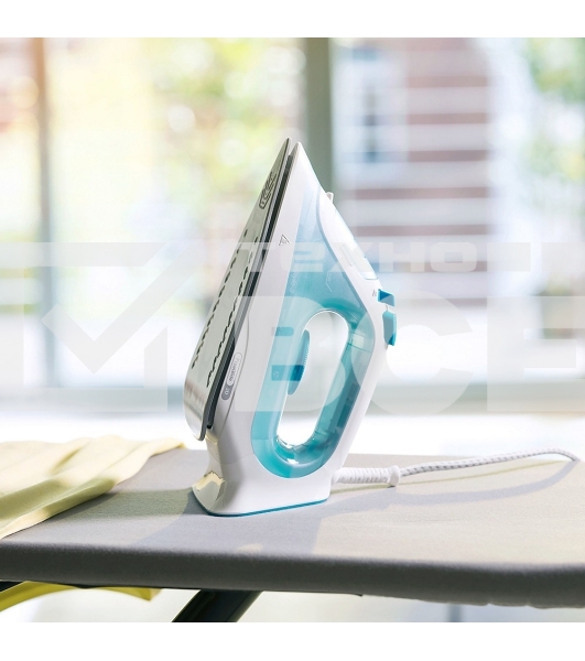 Утюг Braun SI 3041 GR TexStyle 3 белый/бирюзовый, 2350 Вт, 45 г/мин, 150 г/мин, 270 мл