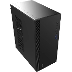 Корпус ПК без блока питания/ Case MSI PRO SHIELD M100P, Midi-Tower, 1x80мм, 2xUSB 3.2, 2xUSB 2.0, mATX, mITX Black, фото 1