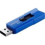 Флешка USB Smartbuy STREAM Blue (SB8GbST-B), 8Gb, USB 2.0, R/W 25/15, синий/черный, фото 1