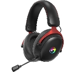 Гарнитура Marvo HG9076W Tactic X Pro чёрный, беспроводная + проводная, радиоканал, до 12 ч, подсветка, совместимость с PS5, Xbox, фото 1