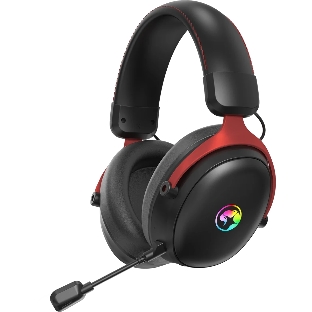 Гарнитура Marvo HG9076W Tactic X Pro чёрный, беспроводная + проводная, радиоканал, до 12 ч, подсветка, совместимость с PS5, Xbox