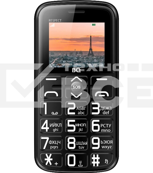 Мобильный телефон BQ 1851 Respect черный