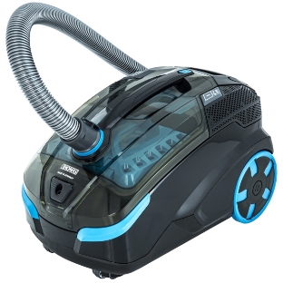 Пылесос моющий Thomas DryBOX Amfibia черный/голубой, 325/1700 Вт, уборка влажная/сухая/сбор жидкости, пылесборник контейнер 2.6 л