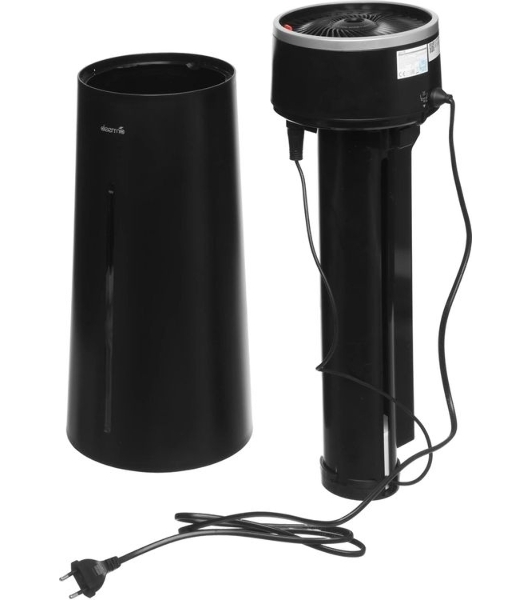 Увлажнитель воздуха Deerma DEM-F950W черный, 50 м², 8 л, ультразвуковой, гигростат, управление со смартфона, антибактериальное покрытие