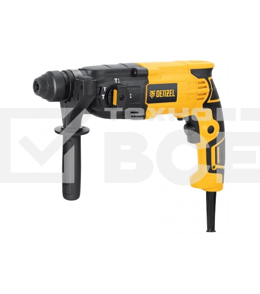 Перфоратор электрический Denzel RH-650-18 SDS-plus 650 Вт 20 Дж 3 плюс 1 реж 26603