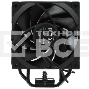 Кулер для процессора DEEPCOOL AK400 ZERO DARK PLUS черный, 120 мм, алюминий/медь, 1650 об/мин, 28 дБ, 4 pin, 260 Вт, 155 мм