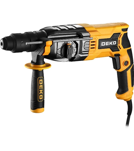 Перфоратор Deko DKH1250W патрон:SDS-plus уд.:3.2Дж 1250Вт (кейс в комплекте)
