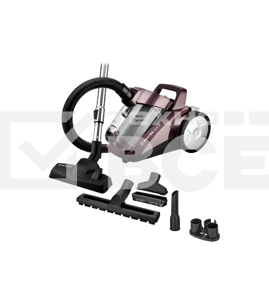 Пылесос BRAYER BR4205 коричневый, 420/2200 Вт, уборка сухая, пылесборник контейнер, 4 л
