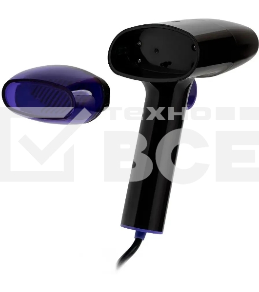 Отпариватель ручной Kitfort КТ-9114 1500 Вт черный/фиолетовый