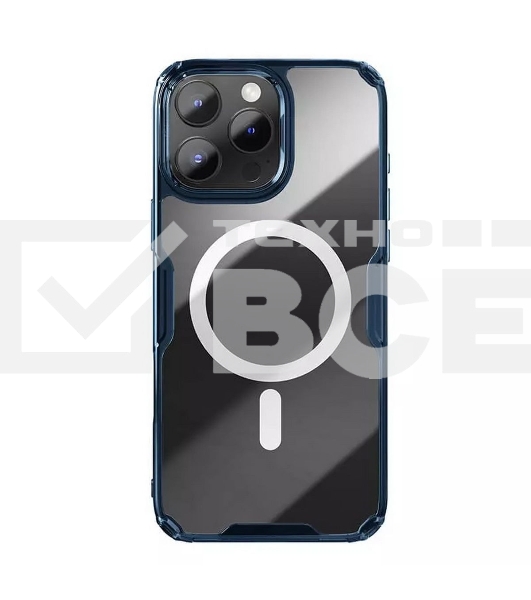 Чехол Nature TPU Pro Magnetic Case, синий, (AP IP16 Pro)