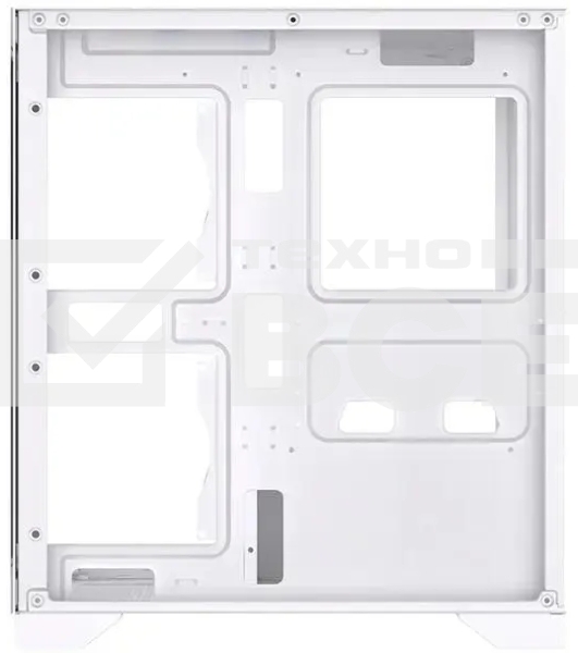 Компьютерный корпус Bloody BD-CC103 белый без БП mATX 7x120mm 1xUSB2.0 1xUSB3.0 audio bott PSU