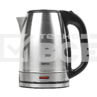 Чайник электрический Centek CT-1071 (матовый) металл 1.7 л, внутренняя металлическая отделка крышки