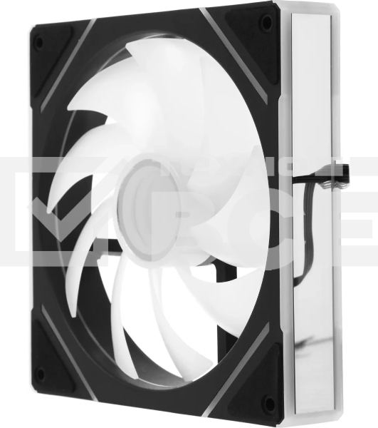 Вентилятор для корпуса Accord ACC-YF14 ARGb 140х140x25 черный 4-pin (ACC-YF14 ARGb BLACK) brown box