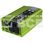 Автомобильный инвертор (преобразователь) постоянного тока 12В в переменный ток 220В, модель QUMO QAI-901-500 (Inv 001), максимальная выходная мощность 500Вт, встроенный разъем USB, фото 1