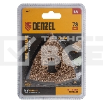 Насадка для МФИ Denzel шлифовальная дельтовидная, HM, по плитке и дереву, 78 мм, фото5