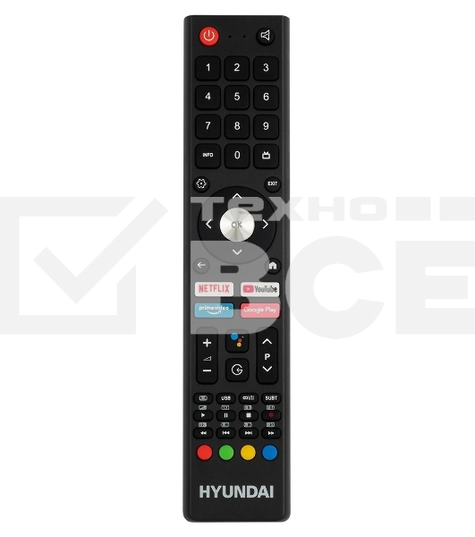 Телевизор Hyundai 50' H-LED50QBU7500 черный Qled UHD 60Hz Smart TV