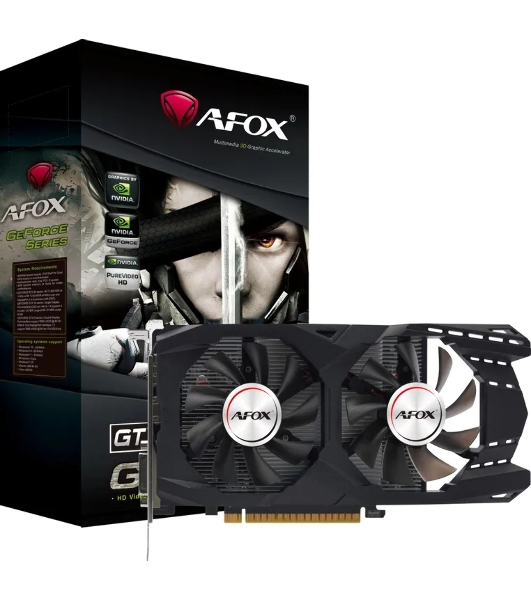 Видеокарта Afox PCI-E 3.0 AF1050TI-4096D5H7-V9 NVIDIA GeForce GTX 1050TI 4Gb 128bit GDDR5 1291/7000 DVIx1 HDMIx1 DPx1 HDCP Ret