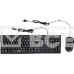 Клавиатура + мышь Oklick 630M клав:черный мышь:черный USB, фото2