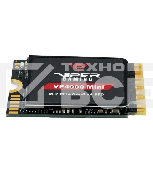 Накопитель SSD Patriot VP4000 Mini, 1Tb, PCIe 4.0 x4, M.2 2230, NVMe, R/W 5000/3500, с радиатором